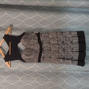 Guess Black and White Dress